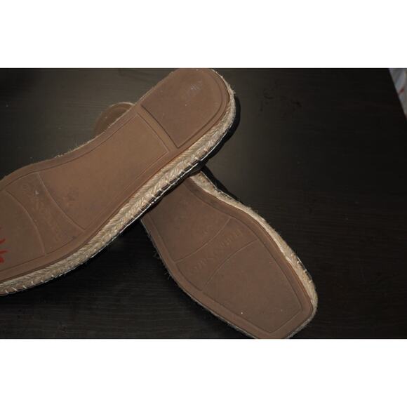 Franco Sarto Quilted Espadrille Flats Black Slip On Shoes Women’s 6.5M Casual - Picture 7 of 8